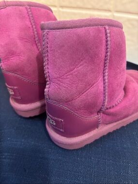 UGG Kids Pink Suede Boots